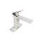 Everflow Bathroom Faucet w/ Deck Plate, 1 handle, 1 or 3 hole Stainless Brushed Nickel BCR-V10N - alternate 3